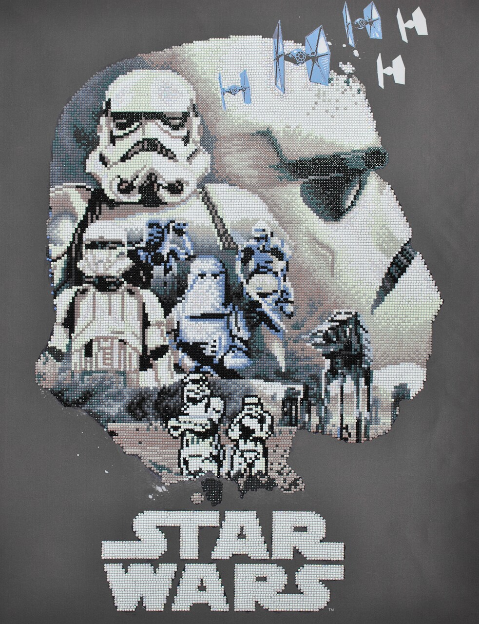 Diamond Dotz Stormtrooper Star Wars Diamond Painting Kits for Adults - Diamond Art Kits a Relaxing Creative Craft Kit with Dotz Gems 26.8x20.5